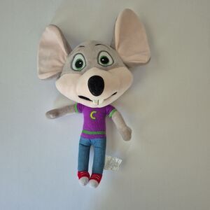 Chuck E. Cheese Big Head Stuffed Plush 2020 Limited Edition Toy Mouse 12 IN